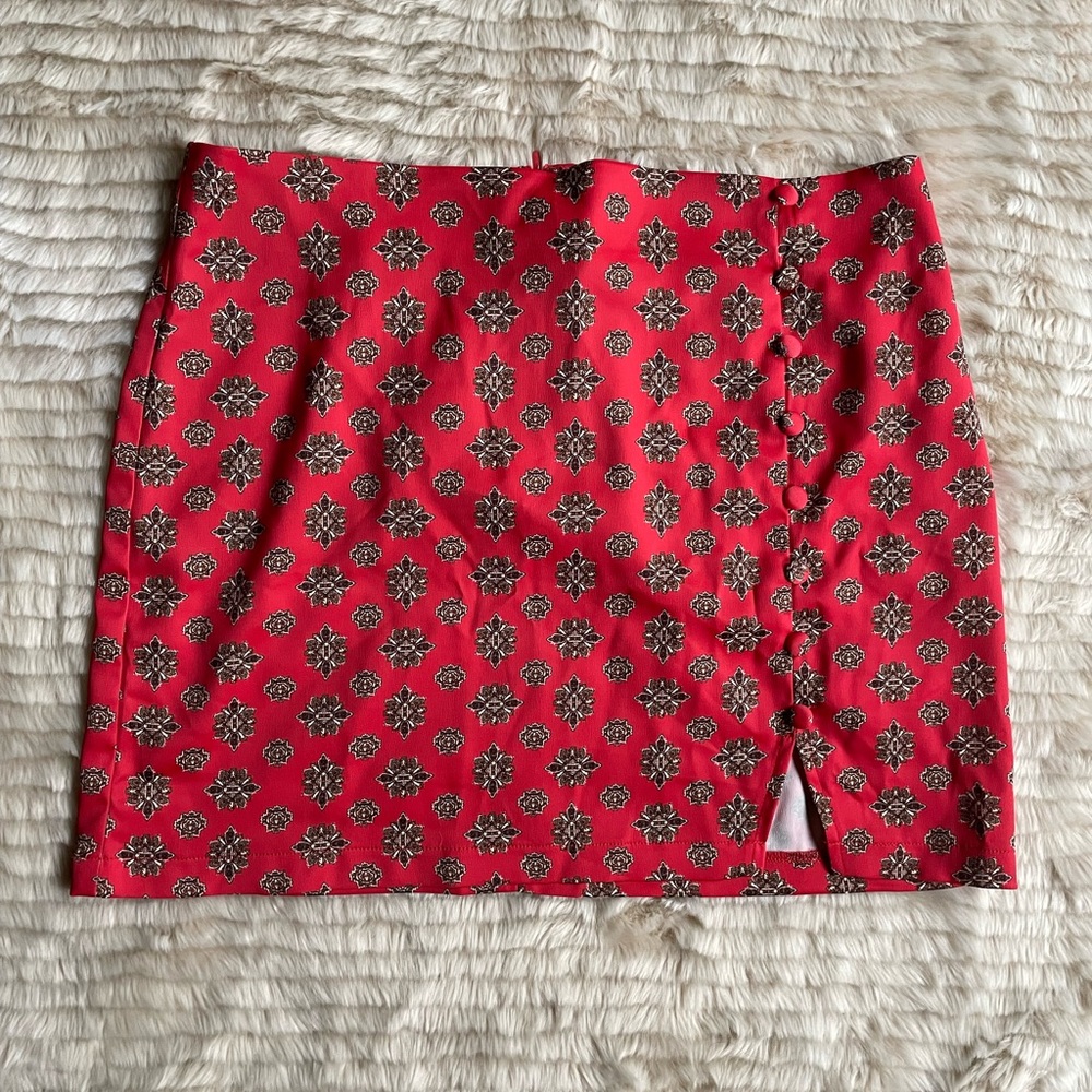 Brand New With Tags Urban Outfitters Silky Mini Skirt Size Medium